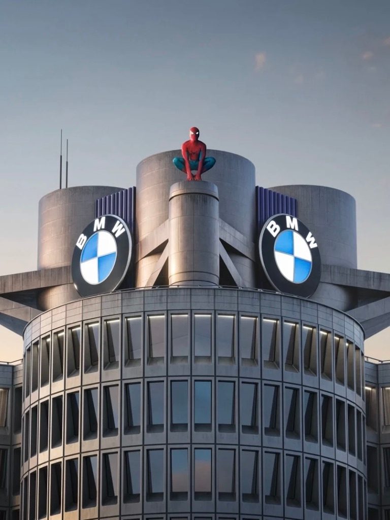 BMW runs Spider-Man ads on owners' screens
