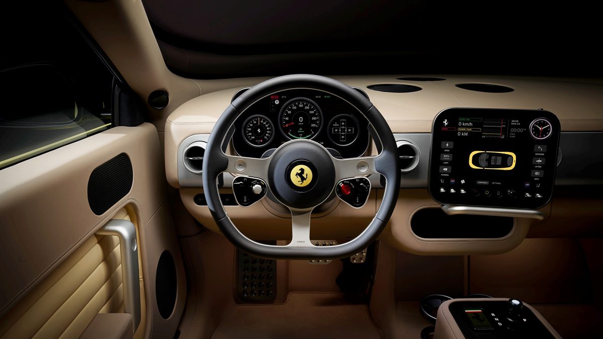 Ferrari Luce: First Electric Ferrari  - 4 Motors, 1,050 hp, Design by Jony Ive - photo 9