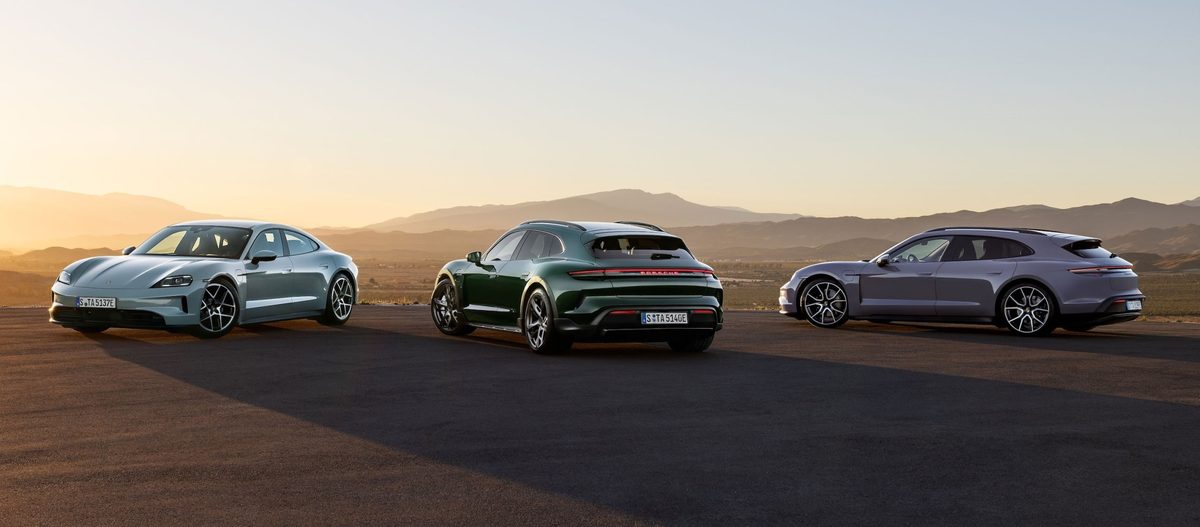 Porsche Taycan: production paused as sales fall 22% in 2025