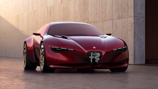 Alfa Romeo Cuorerosso concept floats a V6 hybrid