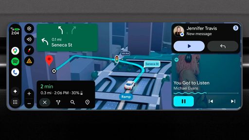 Android Auto overhaul: 3D navigation, Gemini assistant, Dolby Atmos
