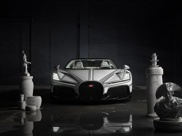 Bugatti W16 Mistral Blanc Éternel: прощание в фарфоре