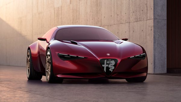 Alfa Romeo Cuorerosso concept floats a V6 hybrid