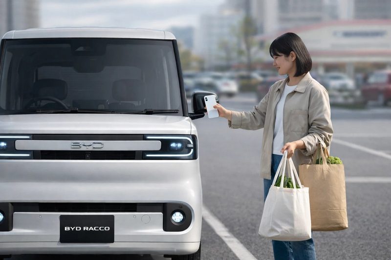 Китай штурмует японский рынок кей-каров: BYD Racco и новый бренд EMTA - photo 3