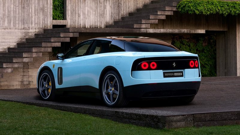 Ferrari Luce: First Electric Ferrari  - 4 Motors, 1,050 hp, Design by Jony Ive - photo 2