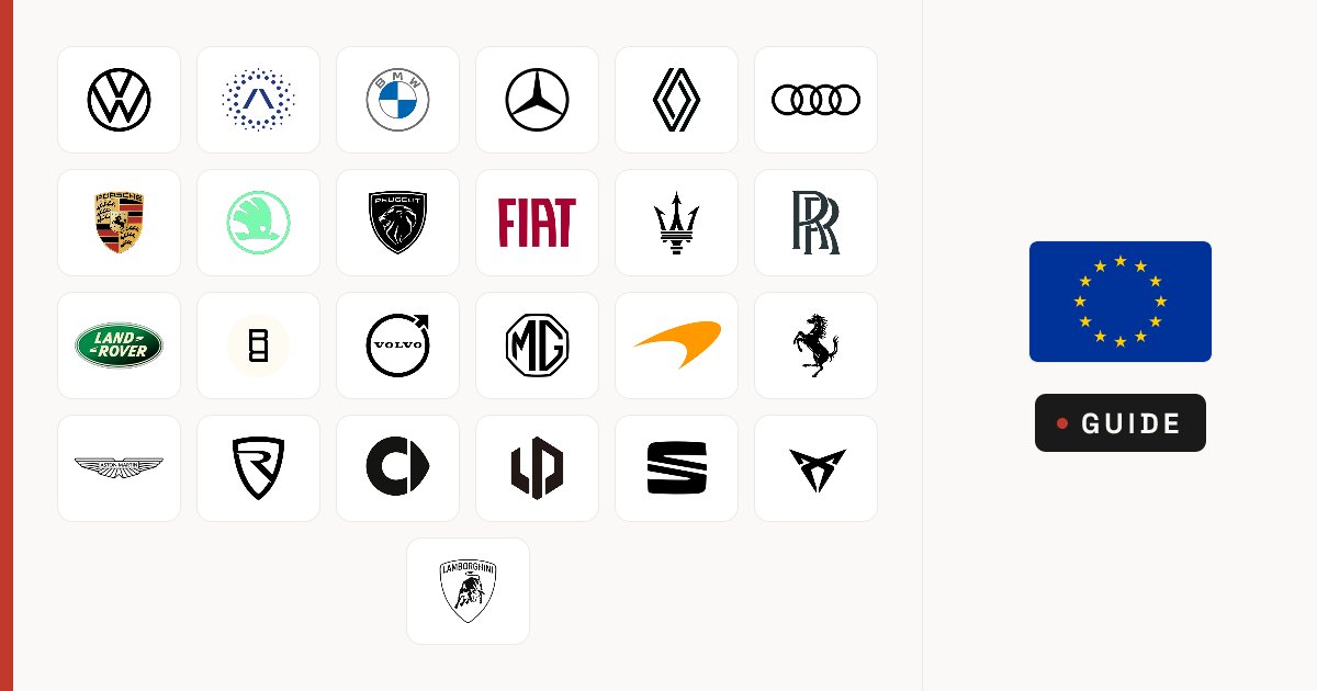 Europe's car brands: the ownership structure