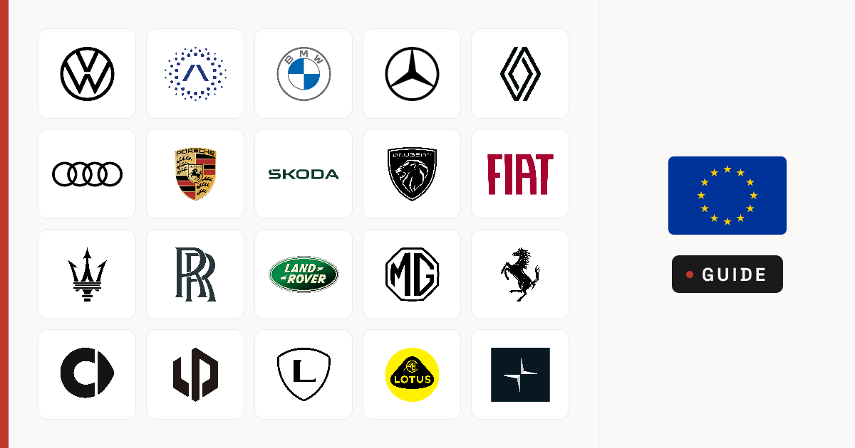 Who Owns Europe's Car Brands? The Ownership Map