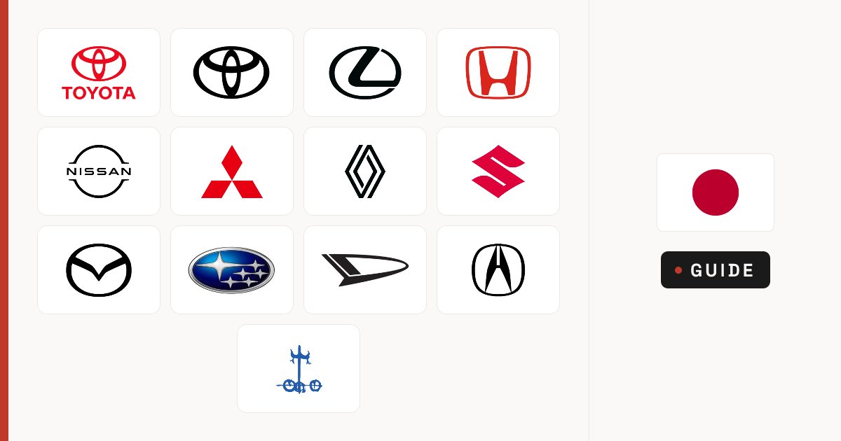 Japan's car brands: the alliance map