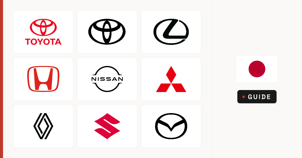 Who Owns Japan's Car Brands? The Ownership Map